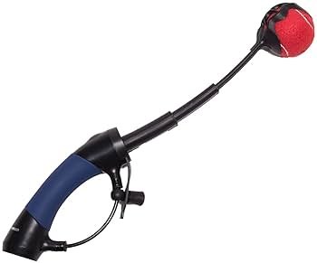 Dog Gone Smart Pet Products Gismo Ball Launcher for Dogs - Telescopic Ball Thrower with 100 Feet Range Plastic Toy - Ergonomic Design | No Slobber Pick-Up for Cleaner Fetch, Attaches to Leash Handle - Product Image