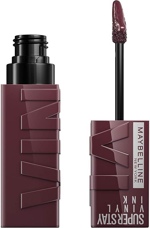 Maybelline Super Stay Vinyl Ink Longwear No-Budge Liquid Lipcolor Makeup, Highly Pigmented Color and Instant Shine, Fearless, Brown Lipstick, 0.14 fl oz, 1 Count - Product Image