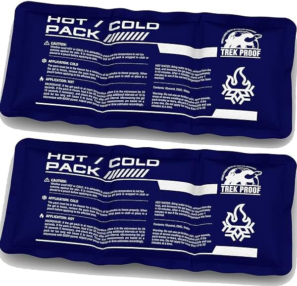 Flexible Ice Pack for Pain Relief - Reusable Gel Pack for Knee, Shoulder, Ankle, Back, and More - Bendable for Customized Comfort - Product Image