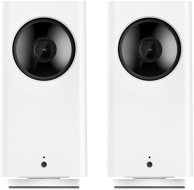 Wyze Cam Pan v2 360° Pet Camera with Phone App PTZ Indoor Smart Security Camera for Dog Cat Baby Elderly Monitoring, 2-Pack - Product Image