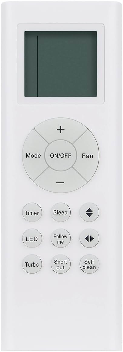 RG66A1/BGEF Replace AC Remote Control Compatible with Midea & Pioneer Senville Kaden Air Condtioner KS09 KS12 KS18 KS24 KS28 WYS009AMFI17RL WYS012G-19 RG66B6/BGEFU1 RG66A2/BGEFU1 RG66A1/BGEFU1 - Product Image