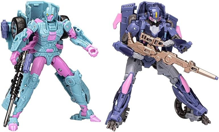 Transformers Toys Legacy Evolution Deluxe Senate Guard Autobot Javelin & Ascenticon Kaskade Deadeye Duel 2-Pack, Action Figures for Boys and Girls Ages 8 and Up (Amazon Exclusive) - Product Image