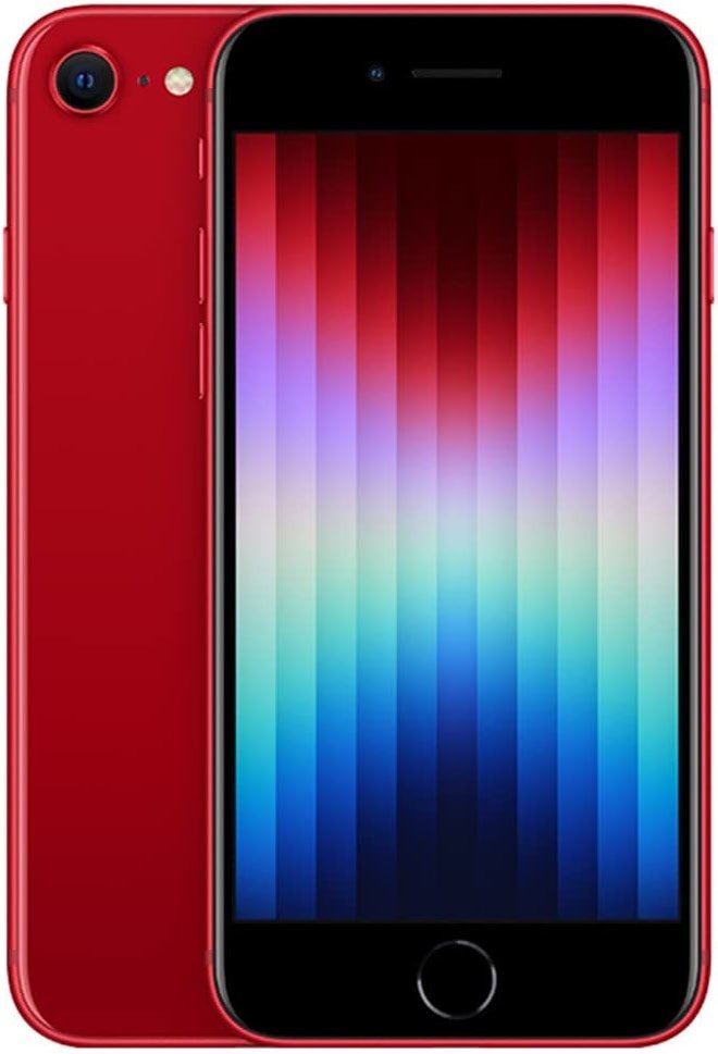 Apple iPhone SE 3rd Gen, 64GB, Red - Unlocked (Renewed) - Product Image