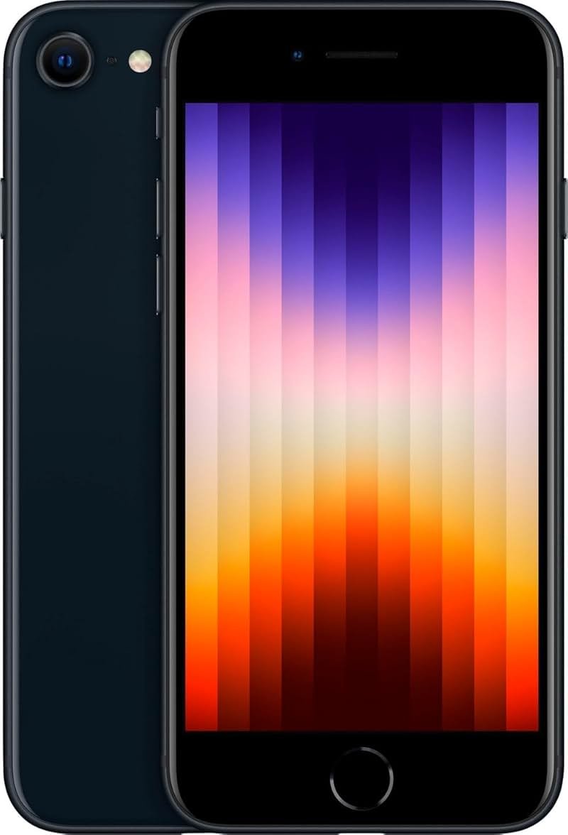 Apple iPhone SE 3rd Gen, 64GB, Midnight - Unlocked (Renewed) - Product Image