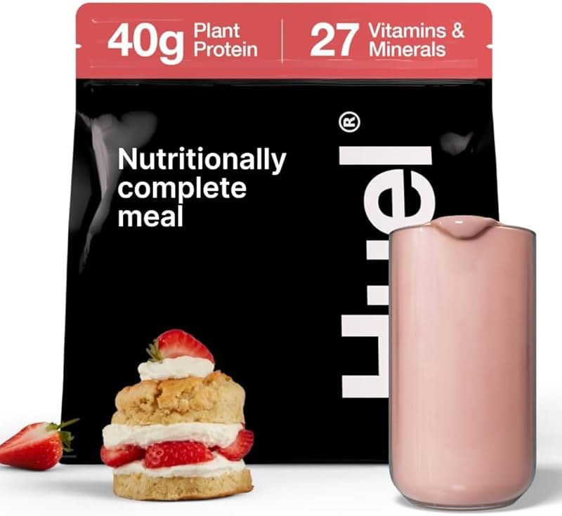 Huel Black Edition | Strawberry 40g Vegan Protein Powder | Nutritionally Complete Meal | 27 Vitamins and Minerals, Gluten Free | 17 Servings - Product Image