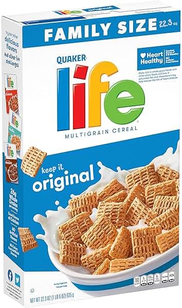 Quaker Life Original Cereal, 22.3OZ Box - Product Image