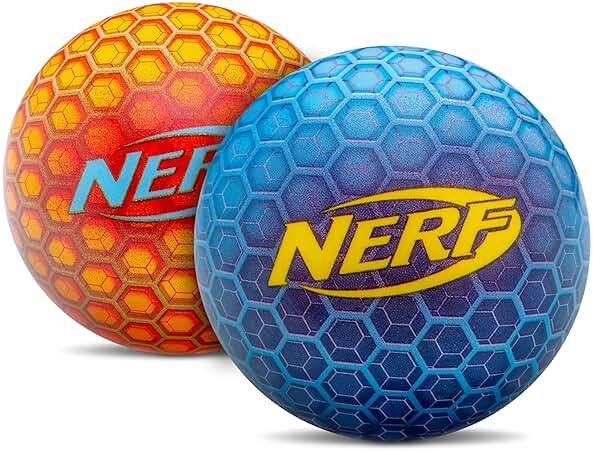 NERF Super High Bounce Ball - 2 Balls Included - Durable and Lightweight for Indoor and Outdoor Fun - Product Image