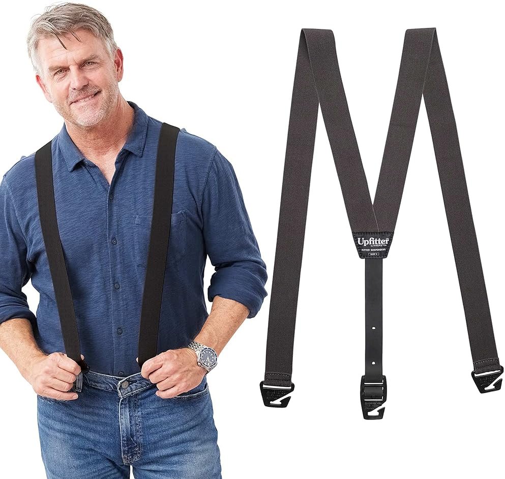 HIKERS - Upfitter Hidden Suspenders for Men Under Clothes - 3 Point Belt Loop - Product Image
