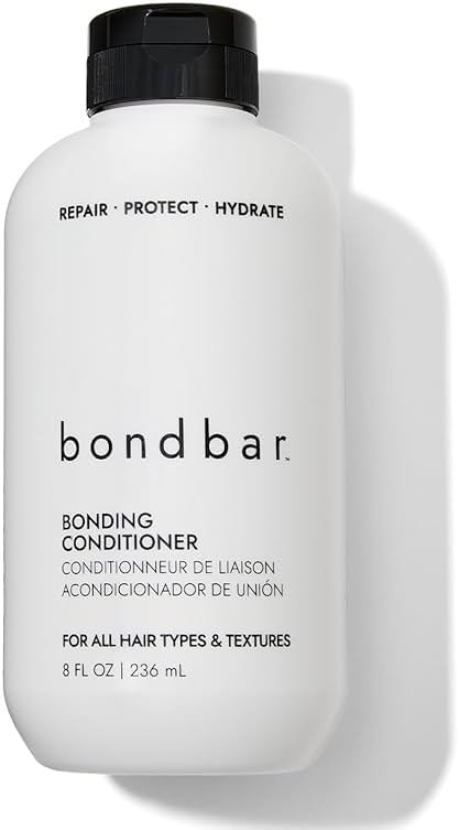 Bondbar Conditioner for Damaged Hair, Repairs, Protects, Strengthens & Hydrates All Hair Types & Textures, Vegan, Cruelty-Free, 8 Fl. Oz. - Product Image