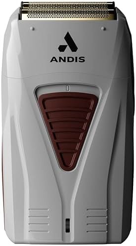 Andis TS-1 17235 Pro Foil Lithium Titanium Foil Shaver, Cord/Cordless, Smooth Shaving Cordless Shaver with Charger, Gray - Product Image