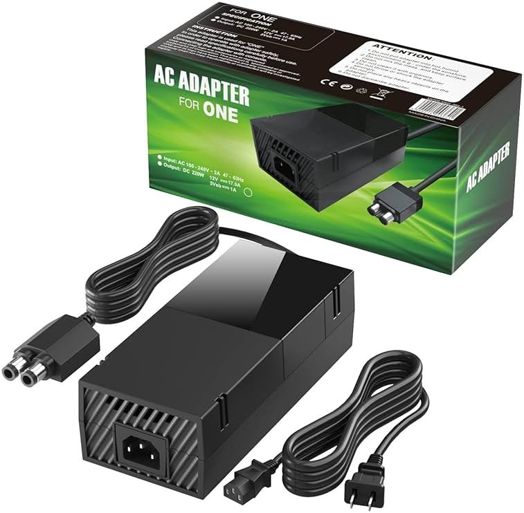 Puning Power Supply Brick for Xbox One,100V-240V AC Adapter Power Supply Compatible with Xbox One Console - Product Image
