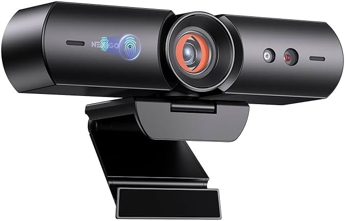 NexiGo HelloCam, 1080P Webcam with Windows Hello, True Privacy, Automatic Electronic Shutter, Computer Camera, Microphone, Facial Enhancement, HD USB Web Cam - Product Image
