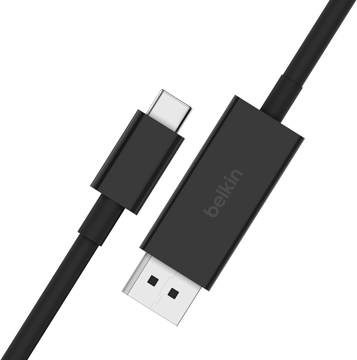 Belkin USB Type C to DisplayPort 1.4 Cable 6.6ft/2m, 32.4Gbps, 8K@60Hz or 4K@144HZ, with HBR3, DSC, HDCP 2.2, DP Alt Mode, Backwards Compatible, Works with Windows, MacOS, iPadOS, Android, and More - Product Image