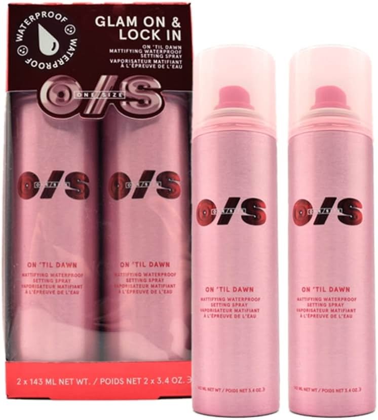 One Size On 'Til Dawn Setting Spray Duo Mattifying Waterproof Setting Spray Duo Holiday Gift Set, Clear - Product Image