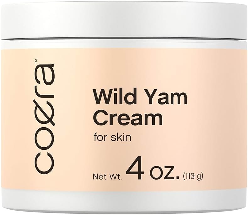 Coera Wild Yam Cream for Women | 4 fl oz | Moisturizing, Nourishing & Hydrating for Skin | Free of Parabens, SLS and Fragrances - Product Image