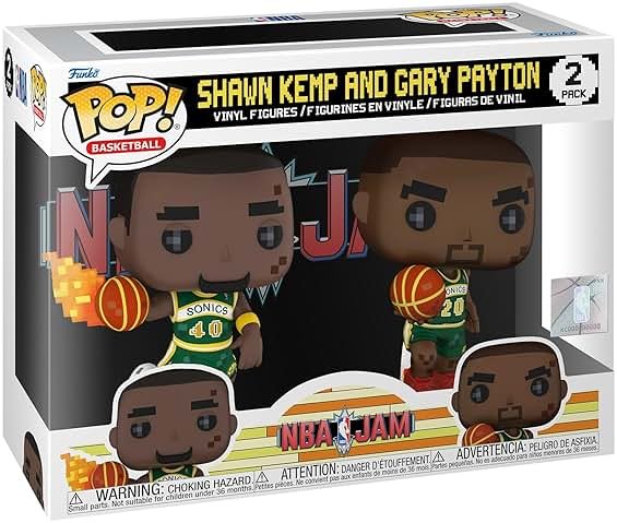 Funko Pop Collectible Toy Figure - Shawn Kemp - NBA - Collectable Vinyl Figure - Gift Idea - Official Merchandise - Toys for Kids & Adults - Sports Fans - Product Image