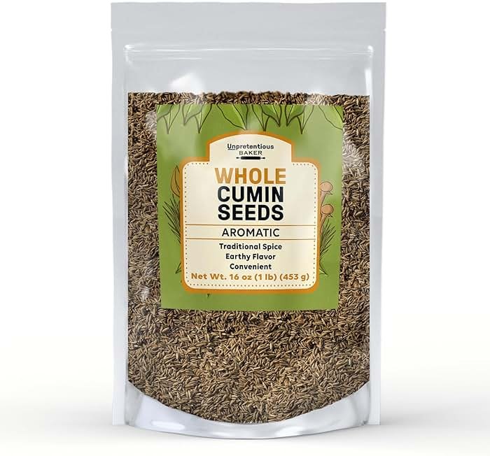 Unpretentious Whole Cumin Seeds, 1 lb, Aromatic, Earthy Flavor, Traditional Spice - Product Image