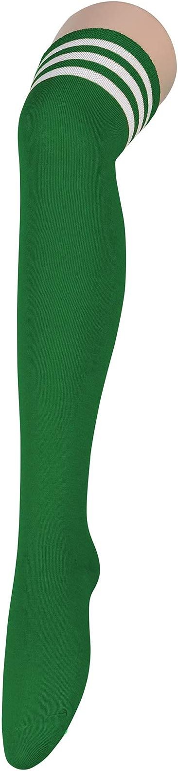 Century Star Thigh High Socks Long Over Knee High Socks for Women Casual Athlete Striped Knee High Stocking - Product Image