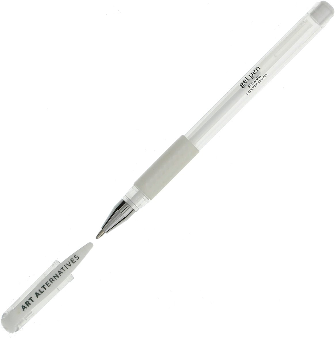 Art Alternatives Gel Pen, White - Ballpoint - Non-Smear + Quick Dry - Writing, Drawing, Coloring, Journal, Planner - Product Image