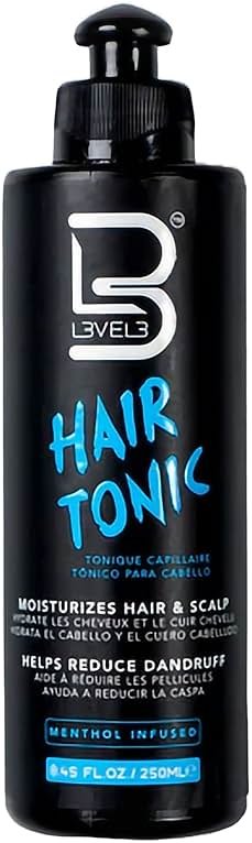 L3 Level 3 Hair Tonic - Hair Moisturizer for Women and Men - Fresh Impact for Extra Shine and Hair Volume - Product Image