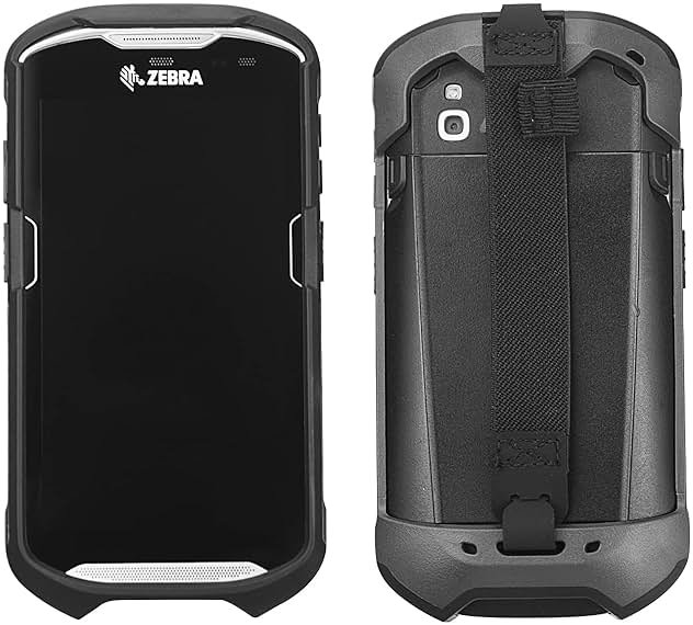 Protective Cover Case Rugged Boot with Hand Strap for Zebra TC51 TC52 TC56 TC57 TC510K,Case for Handheld Barcode Touch Mobile Computer,Scanner Accessories(Black) - Product Image