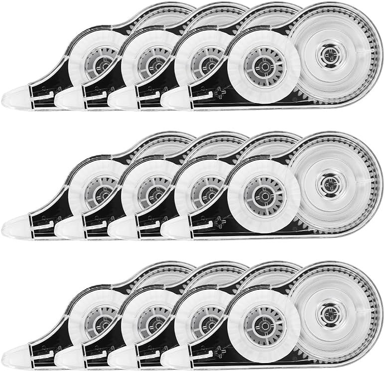 BESARME 12 Pack Correction Tape, 39 Feet Each Roller Correction Tape Pen for Students Office Supplies, 1/5 X 472 Inches - Product Image
