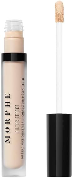 Morphe Filter Effect Soft Radiance Concealer - Buildable Coverage Liquid Concealer Face Makeup with Hyaluronic Acid & Pomegranate Extract & a Natural Radiant Finish - Light 4 (Warm) (0.12 fl oz) - Product Image