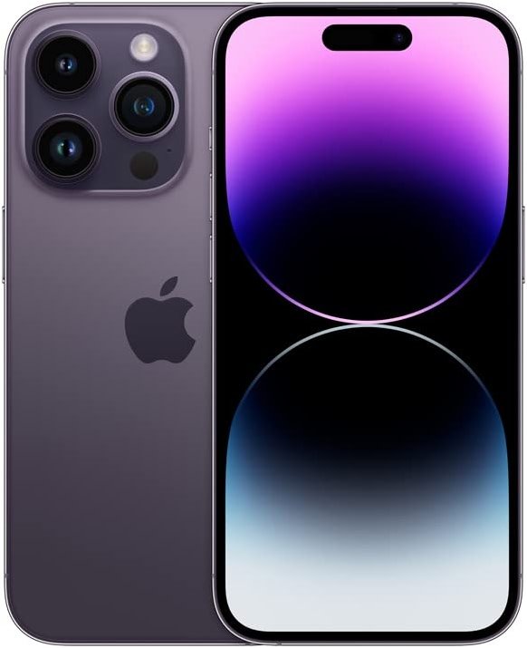 Apple iPhone 14 Pro, 128GB, Deep Purple - Locked to T-Mobile (Renewed) - Product Image