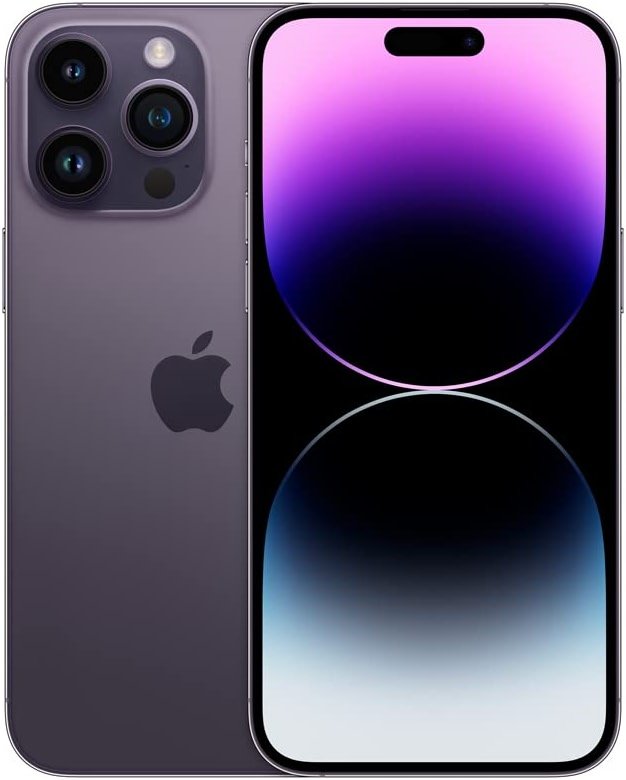 Apple iPhone 14 Pro Max, 128GB, Deep Purple - Locked to T-Mobile (Renewed) - Product Image