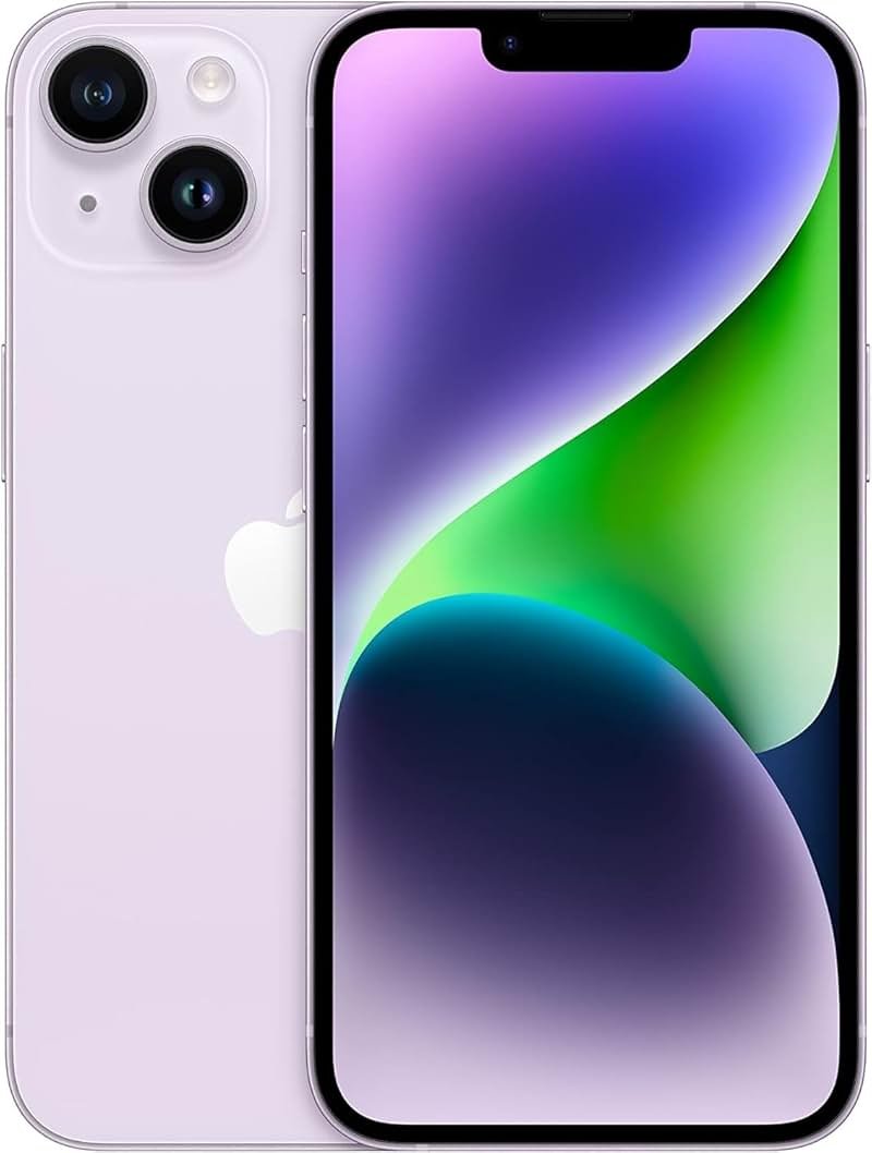 Apple iPhone 14 Plus, 256GB, Purple - Unlocked (Renewed) - Product Image