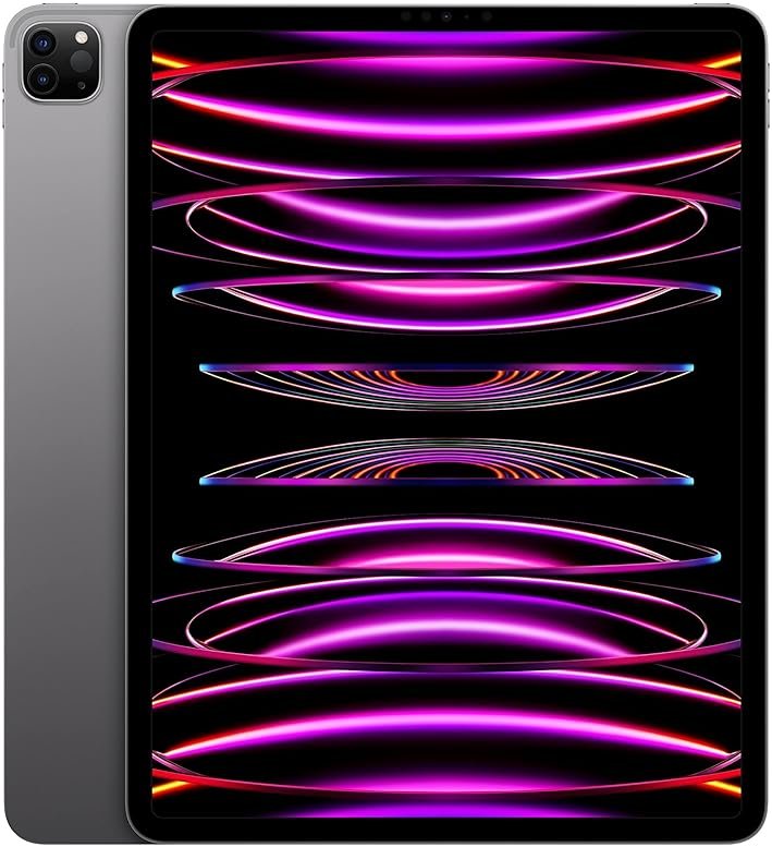 Apple 2022 iPad Pro (12.9-inch, Wi-Fi, 256GB) - Space Gray (Renewed) - Product Image