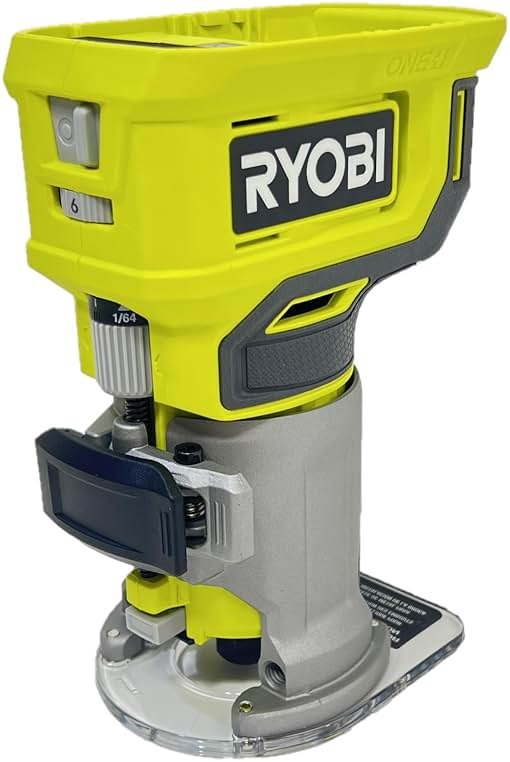RYOBI ONE+ 18V Cordless Compact Fixed Base Router Tool Only (Battery Not Included) - PCL424B - Product Image
