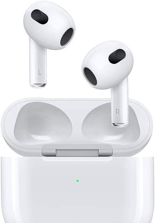 Apple AirPods with Lightning Charging Case (3rd Generation) (Renewed) - Product Image