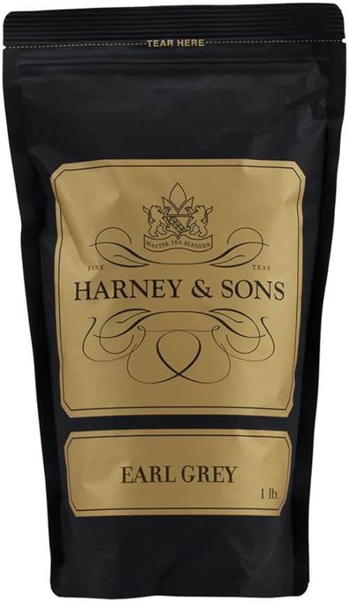 Harney & Sons Earl Grey Loose Tea 16 Ounce – Black Tea with Bergamot - Product Image