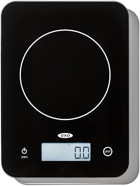 OXO Good Grips 11lb/5kg Everyday Glass Food Scale, Gram Scale for Meal Prep - Product Image