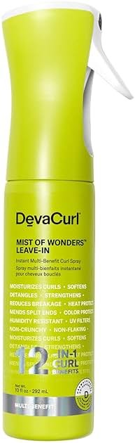 DevaCurl Mist Of Wonders Leave-In Multi-Benefit Curl Spray | Continuous Mist Spray | 12-in-1 Curl Benefits - Product Image