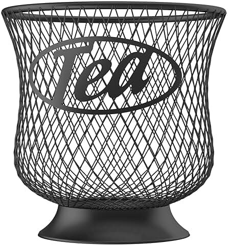 ITHSKUILL Tea Pod Holder, Sturdy K Cup Organizer, Large Capacity K Cup Storage for Keuring Espresso Capsule Coffee Creamer, Easy to Refill and Organize for Cafe Bar, Coffee Bar Decor - Product Image