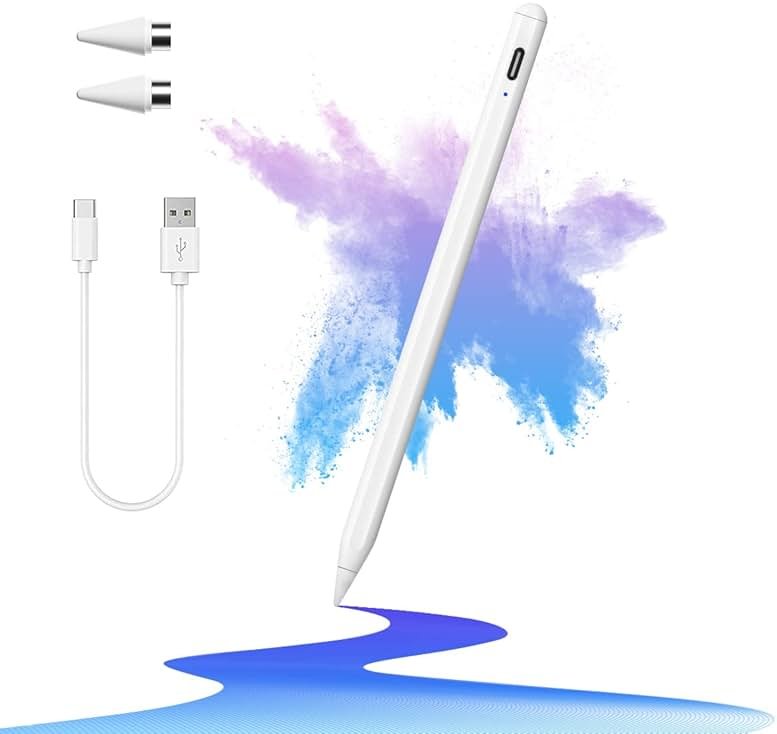EFAITHFIX Stylus Pen for Touch Screens with Magnetic Design Rechargeable Universal Active Stylus Pen Compatible with iOS/Android/Tablet/Phones/iPad pro/Mini/Air Digital Pencil for Writing and Drawing - Product Image