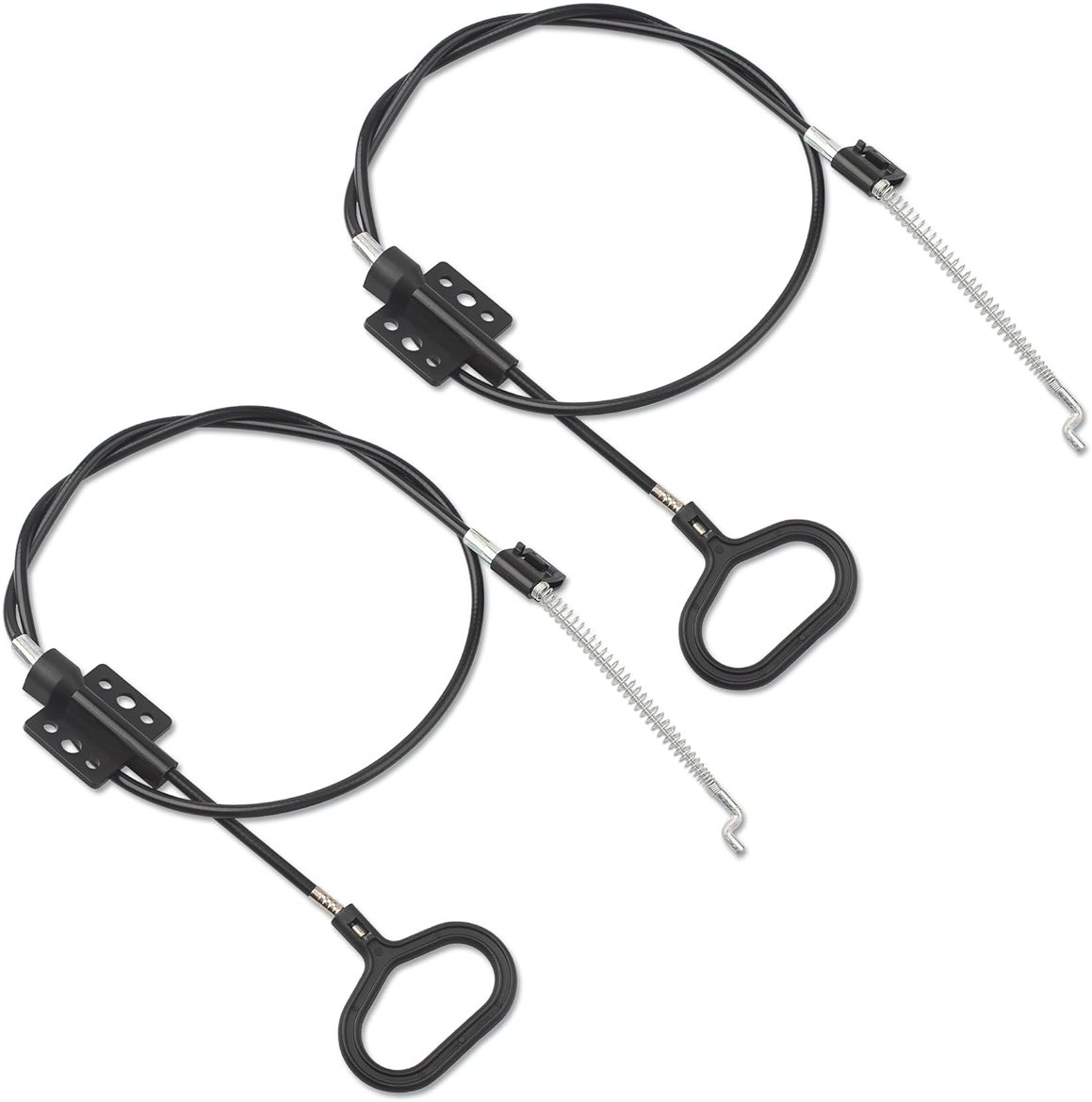 Honkador Recliner Pull Cable Handle Ring, Fits for Loveseats and Lane Couches, for Ashley, Lazy Boy Sofas, for Glider and Rocker Recliner Chairs Etc, Hook Exposed Cable with S Tip for Sofa, 2 PCS - Product Image