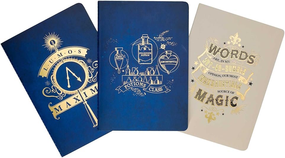 Harry Potter: Spells and Potions Planner Notebook Collection (Set of 3): (Harry Potter School Planner School, Harry Potter Gift, Harry Potter Stationery, Undated Planner) - Product Image
