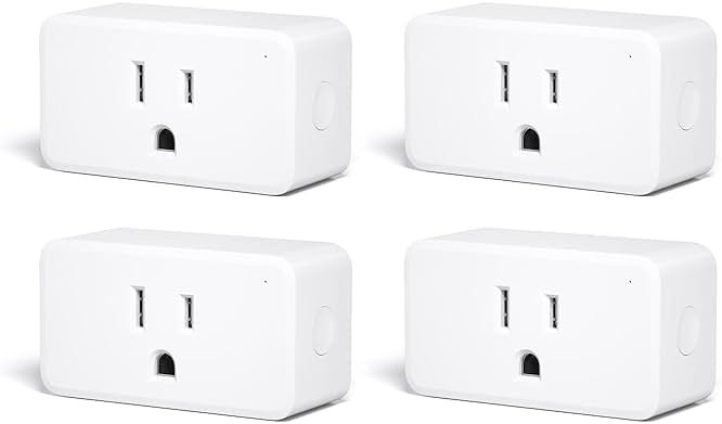 THIRDREALITY ZigBee Smart Plug 4 Pack with Real-time Energy Monitoring,15A Outlet, Zigbee Repeater,ETL Certified,ZigBee Hub Required,Work with Home Assistant,Compatible Echo Devices and SmartThings - Product Image
