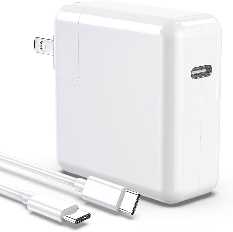 Mac Book Pro Charger - 100W USB C Laptop Charger Compatible with MacBook Pro/Air 16, 15, 14, 13 Inch, MacBook M1 M2 M3 M4 M5, iPad Pro/Air and All Type C Device, Type C to C Fast Charger - Product Image