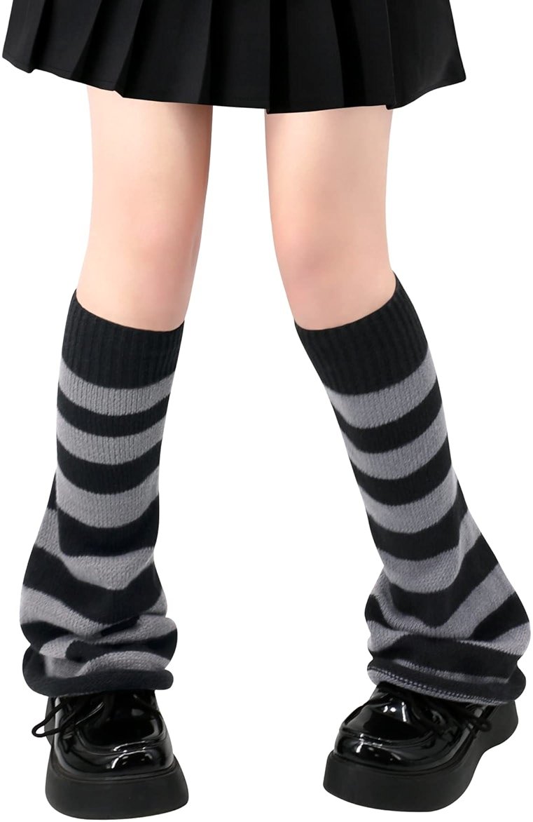 Olreco Leg Warmers Kawaii Leg Warmers Y2K Harajuku Legs Warmer for Girls Women Gyaru Cutecore Lolita Accessories Gothic Socks - Product Image