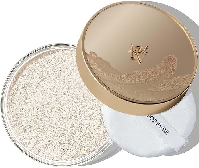 FV Translucent Powder Setting Powder, Lightweight & Oil-control, Long Lasting, Matte Finish, Talc-free Baking Powder Makeup, For Fair to Medium Skin Tones, 01 Translucent-Ivory - Product Image