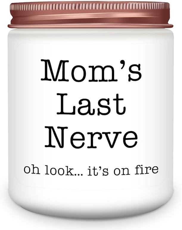 Homsolver Gifts for Mom from Daughter Son, Best Mom Gifts, Funny Mom, Birthday Thanksgiving for Mom Stepmother Adoptive Mother, Mom's Last Nerve - Product Image