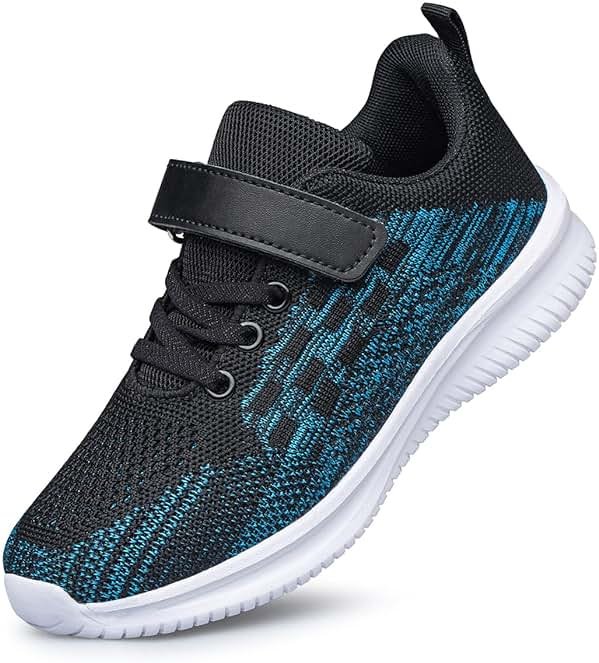 BNV Boys Girls Sneakers Kids Shoes Unisex Lightweight Breathable Athletic Running Tennis Fitness Shoes for Toddler/Little Kid/Big Kid - Product Image