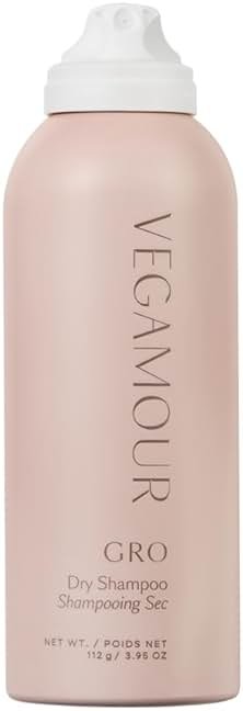 VEGAMOUR GRO Dry Shampoo, Volumizing Dry Shampoo Spray Formulated Without Benzene, Supports Thicker Fuller Looking Hair, Natural Citrus Scent - Product Image