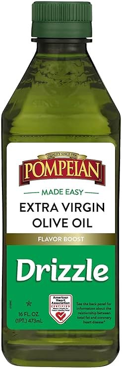 Pompeian Made Easy Drizzle Extra Virgin Olive Oil, Contains Polyphenols, First Cold Pressed, 16 Fl Oz - Product Image