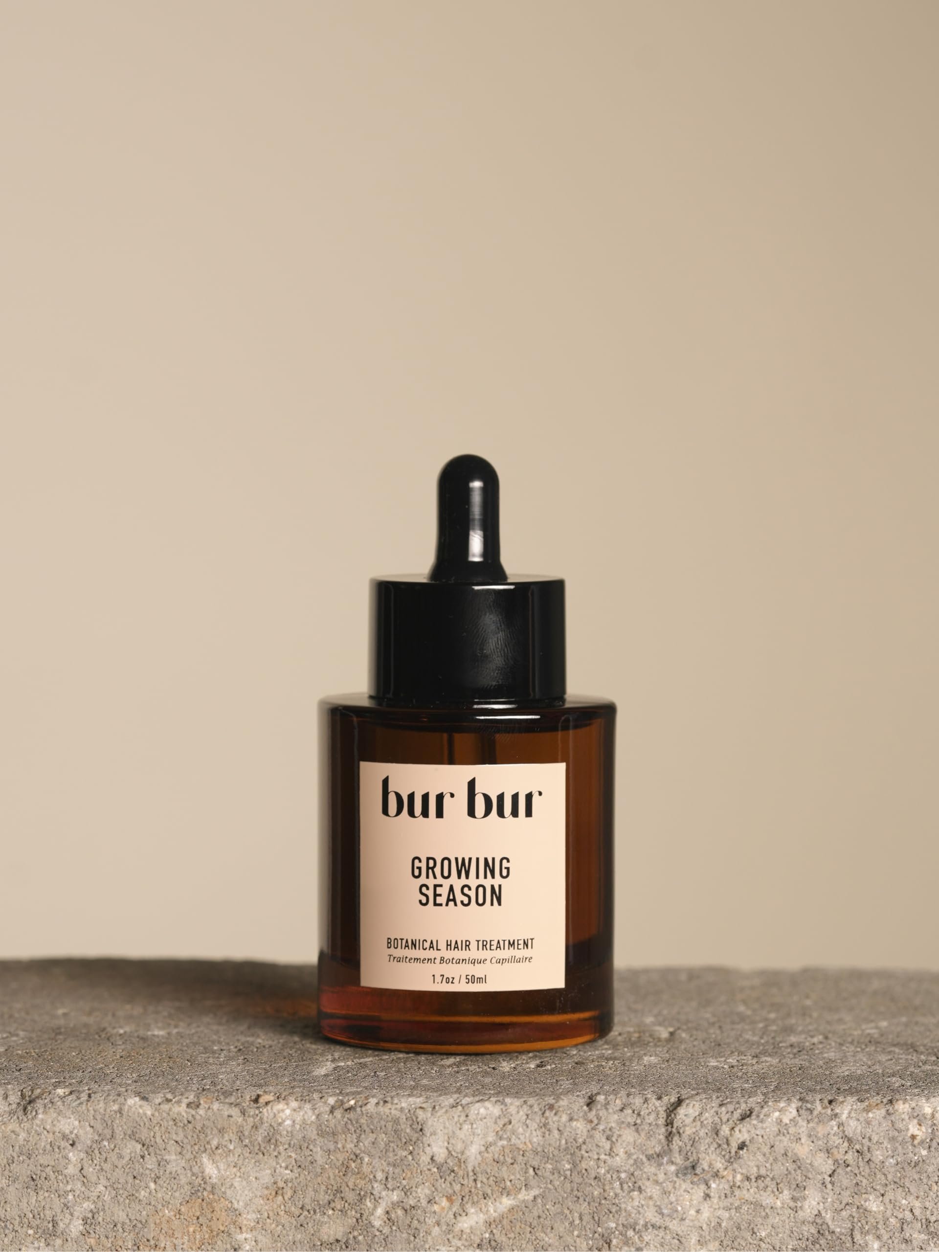 BUR BUR Growing Season Hair Growth And Repair Oil | With Burdock, Nettle Oil and Vitamin C for Visibly Fuller, Stronger and Shinier Hair. - Product Image