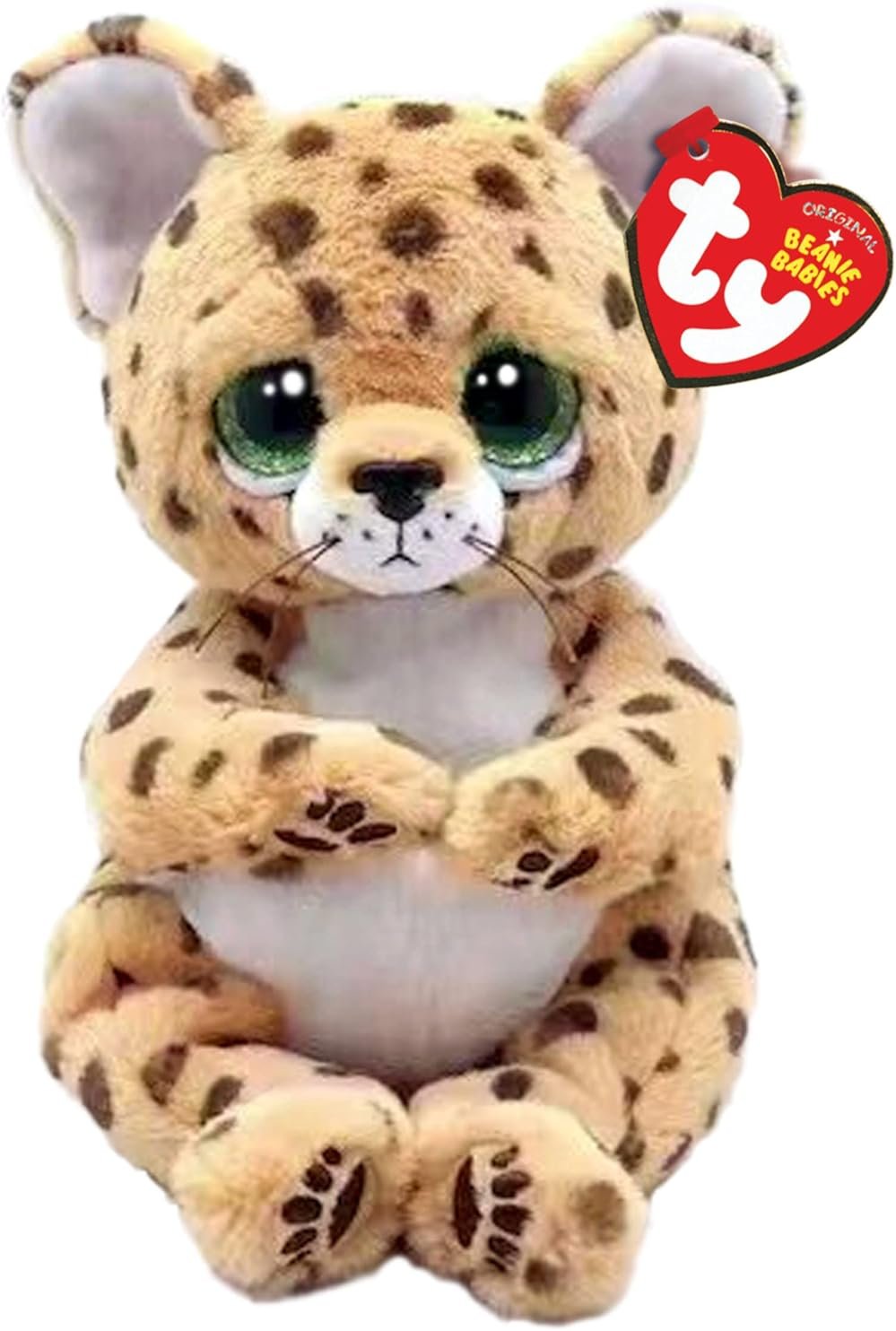 Ty Beanie Bellie Lloyd The Leopard with tan Belly - 6 inch - Product Image